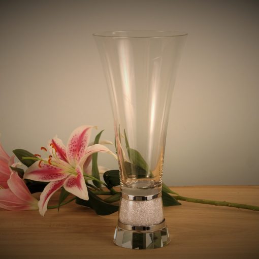 Large Vase with Swarovski Crystals