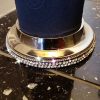 Freestanding Toilet Roll Holder with Swarovski Crystals