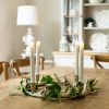 Table Centrepiece Circular Antler Candelabra With Four Candle Holders