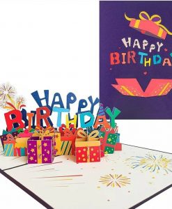 Pop Up 3D "Happy Birthday" Card