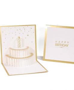 Pop Up 3D "Happy Birthday" Cake Card