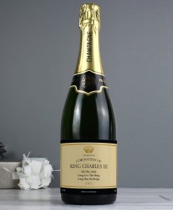 King Charles III Coronation Memorabilia Champagne